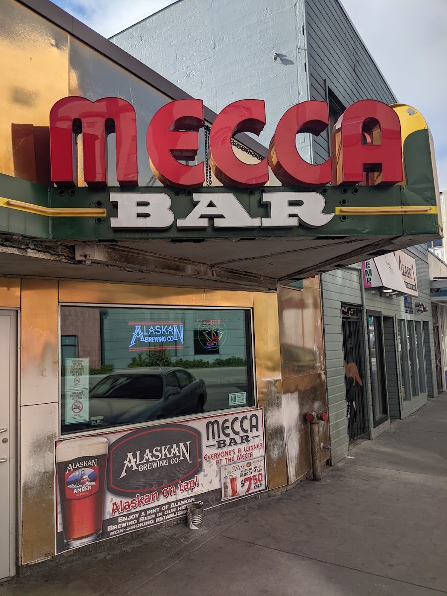 Mecca Bar historic saloon in downtown Fairbanks